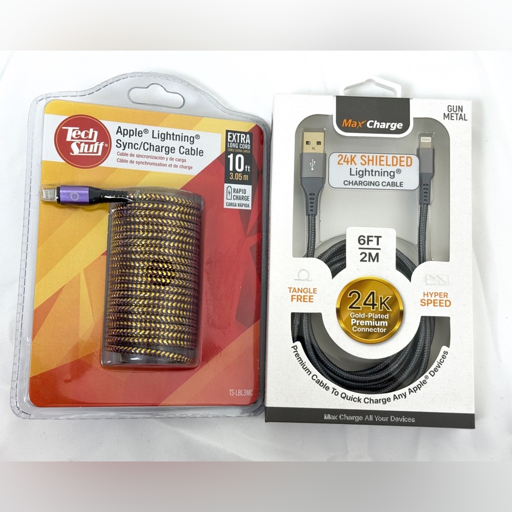 iPhone Lightning USB-A chargers Bundle
